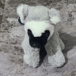 Petting Zoo Ring Tailed Lemur 6" Stuffed Animal Plush Soft Toy Black Gray